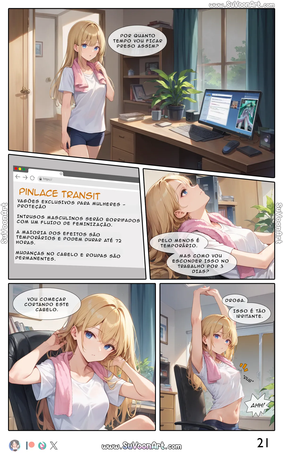 [SuVoonArt] A Ride to Remember | Uma viagem para lembrar Ch. 2 [Portuguese-BR] [AI Generated] 이미지 번호 3