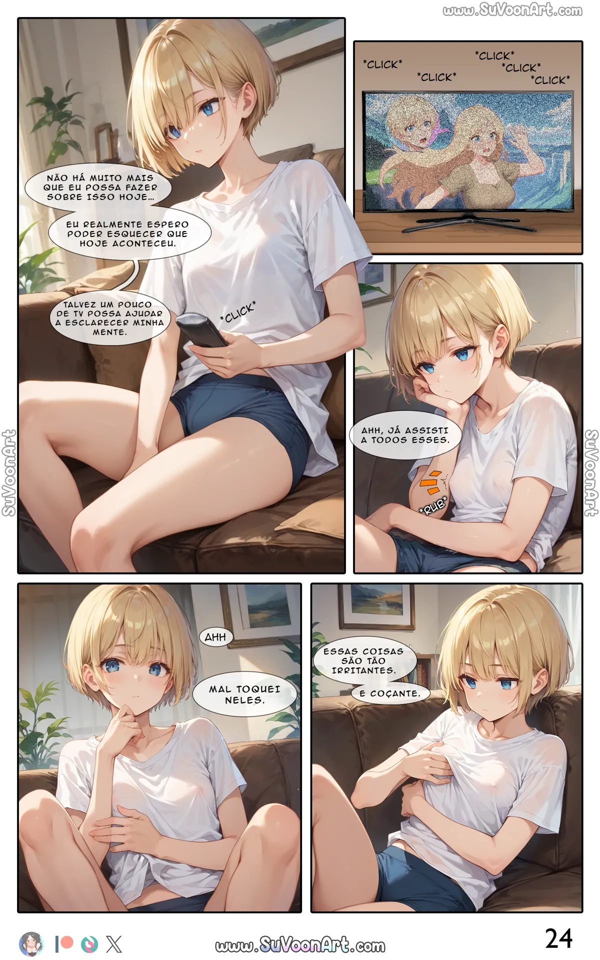 [SuVoonArt] A Ride to Remember | Uma viagem para lembrar Ch. 2 [Portuguese-BR] [AI Generated] 이미지 번호 6