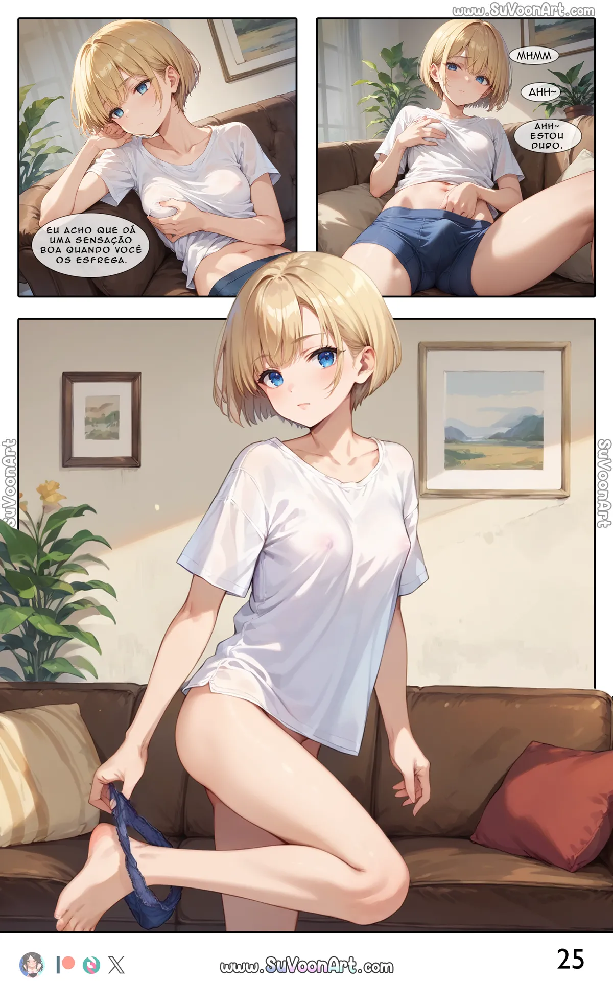 [SuVoonArt] A Ride to Remember | Uma viagem para lembrar Ch. 2 [Portuguese-BR] [AI Generated] 이미지 번호 7