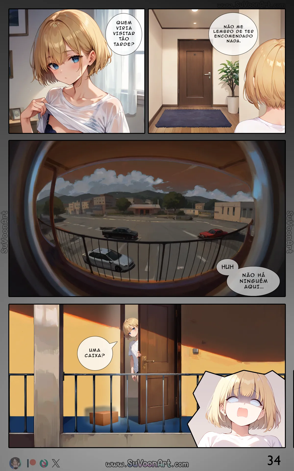 [SuVoonArt] A Ride to Remember | Uma viagem para lembrar Ch. 2 [Portuguese-BR] [AI Generated] 이미지 번호 16