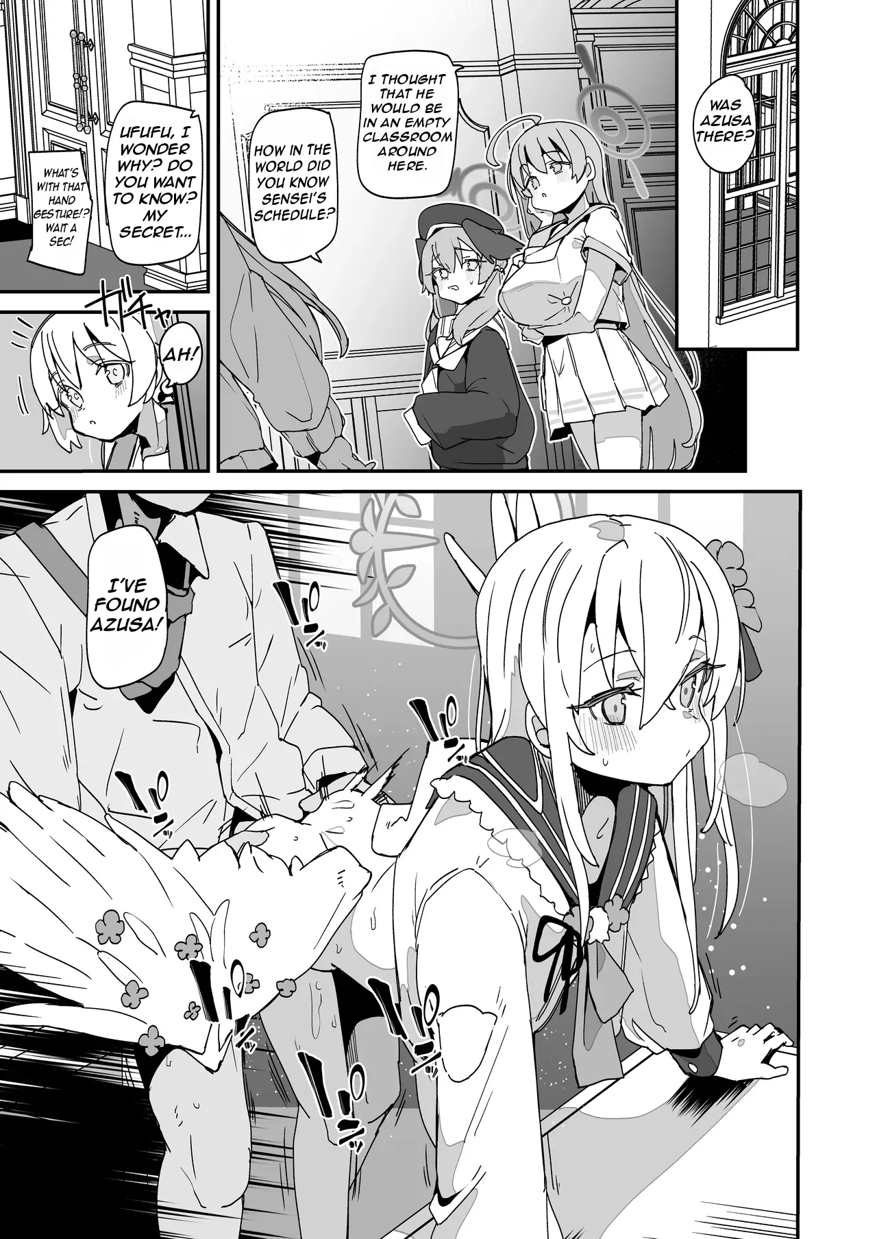 [Rabbit's Foot (maze*)] AZUSA Sukebe Book (Blue Archive) [Digital] (N.B.C.J.B SCANS) изображение № 4