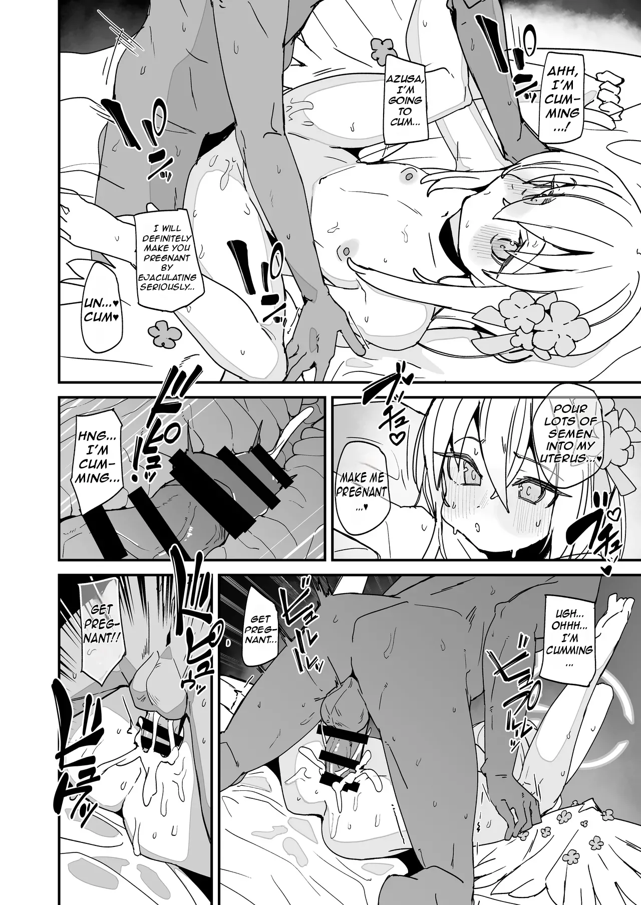 [Rabbit's Foot (maze*)] AZUSA Sukebe Book (Blue Archive) [Digital] (N.B.C.J.B SCANS) изображение № 17