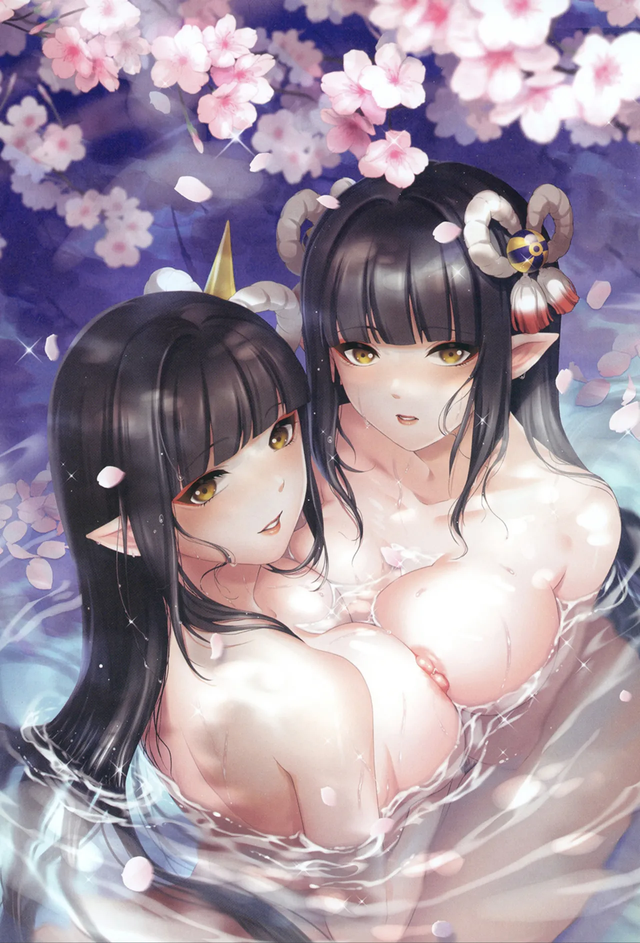 (Mega Akihabara Doujinsai 3) [RedDelicious (Sha)] Ryuujin Futago no Omotenashi | La hospitalidad de las gemelas wyverianas (Monster Hunter Rise) (Spanish) imagen número 2