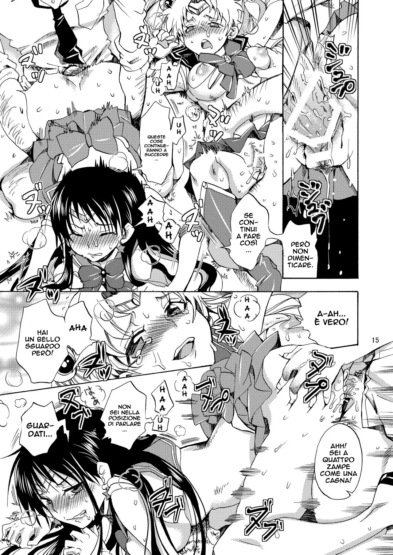 (C80) [Kurione-sha (YU-RI)] Bishoujo Senshi ni Oshioki! | Ecco a Cosa Serve Milord (Sailor Moon) [Italian] 14eme image