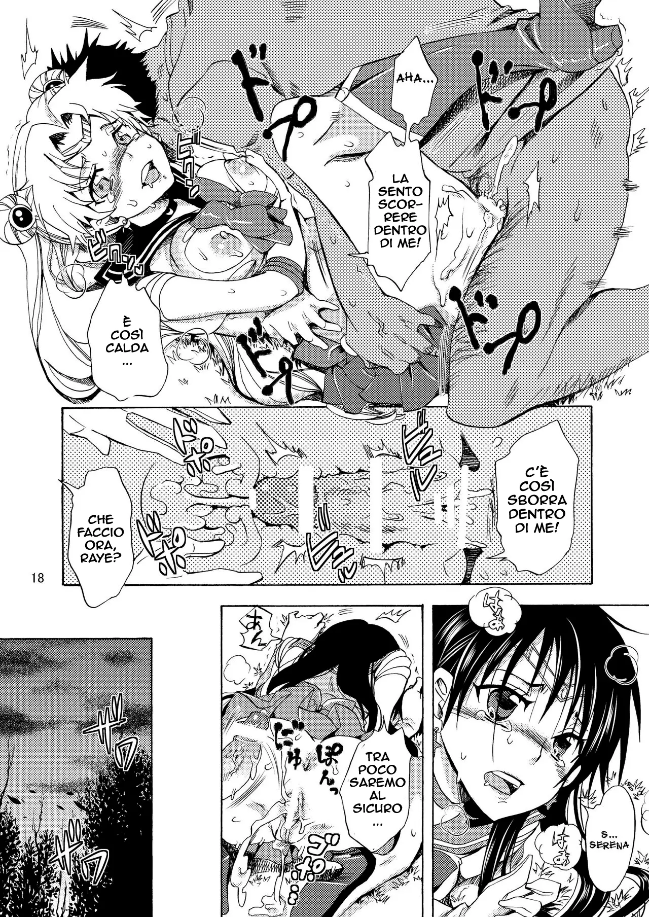 (C80) [Kurione-sha (YU-RI)] Bishoujo Senshi ni Oshioki! | Ecco a Cosa Serve Milord (Sailor Moon) [Italian] 17eme image