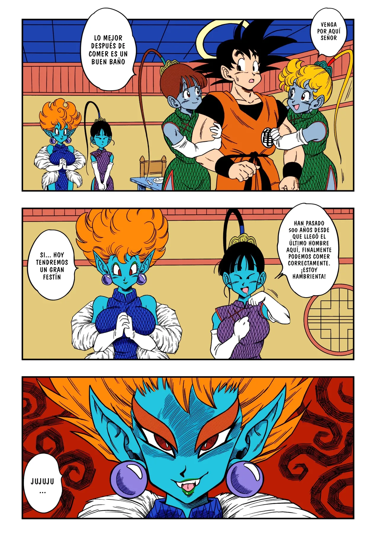 [Yamamoto] Paradise or Hell?! Snake Princess's Hospitality | ¡¿El Paraíso o El Infierno?! La Hospitalidad De La Princesa Serpiente (Dragon Ball Z) [Spanish] 6eme image