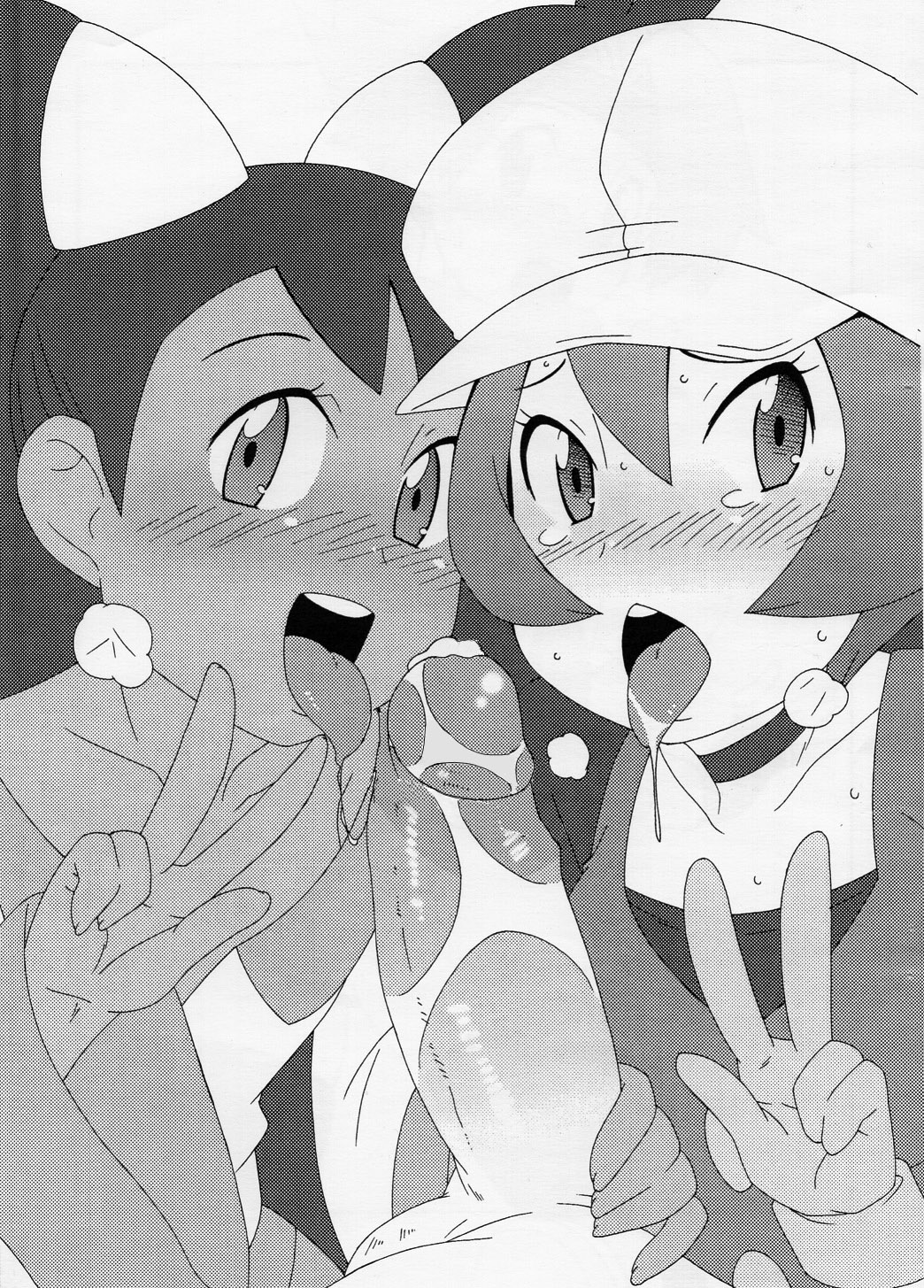 (C80) [Akusei-Shinseibutsu (Nori)] Satoshi Nanka ni Zettai Maketari Shinai | I'll never lose to Ash! (Pokémon) [Spanish] (Descensored) image number 6