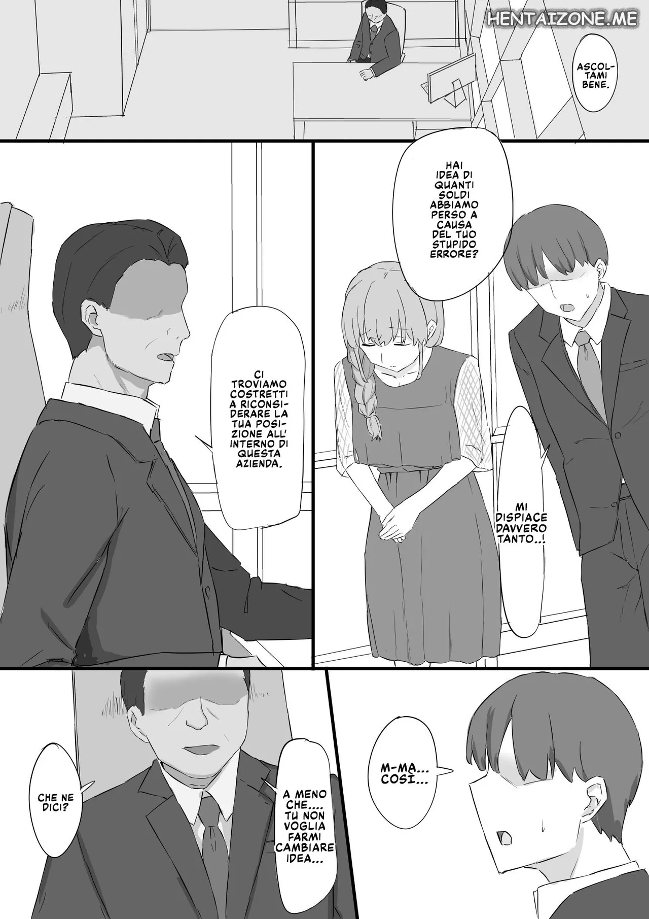 [Muripoyo] Tsuma ga Shachou ni Netorareru | Il Capo mi Frega la Moglie [Italian] image number 2