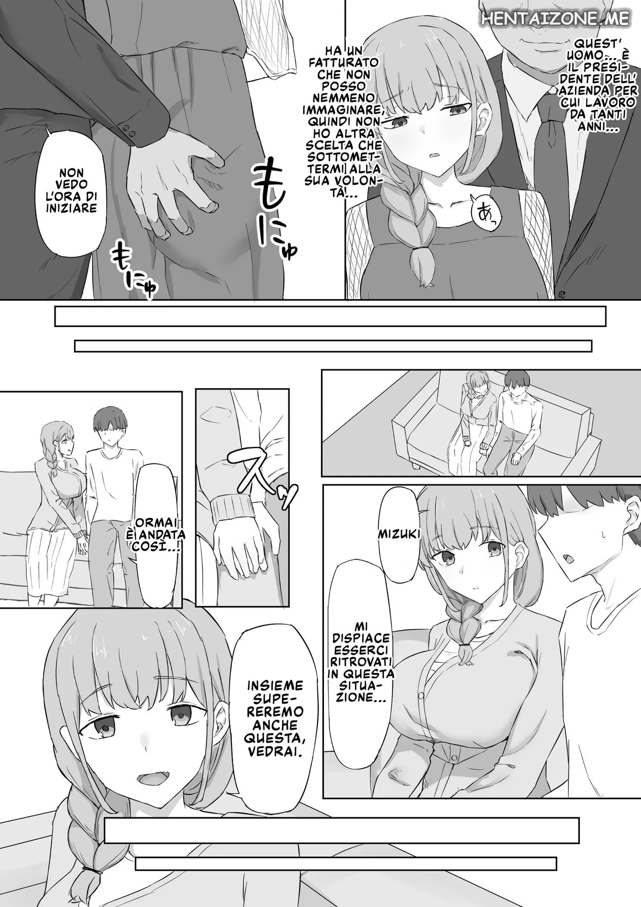 [Muripoyo] Tsuma ga Shachou ni Netorareru | Il Capo mi Frega la Moglie [Italian] image number 4