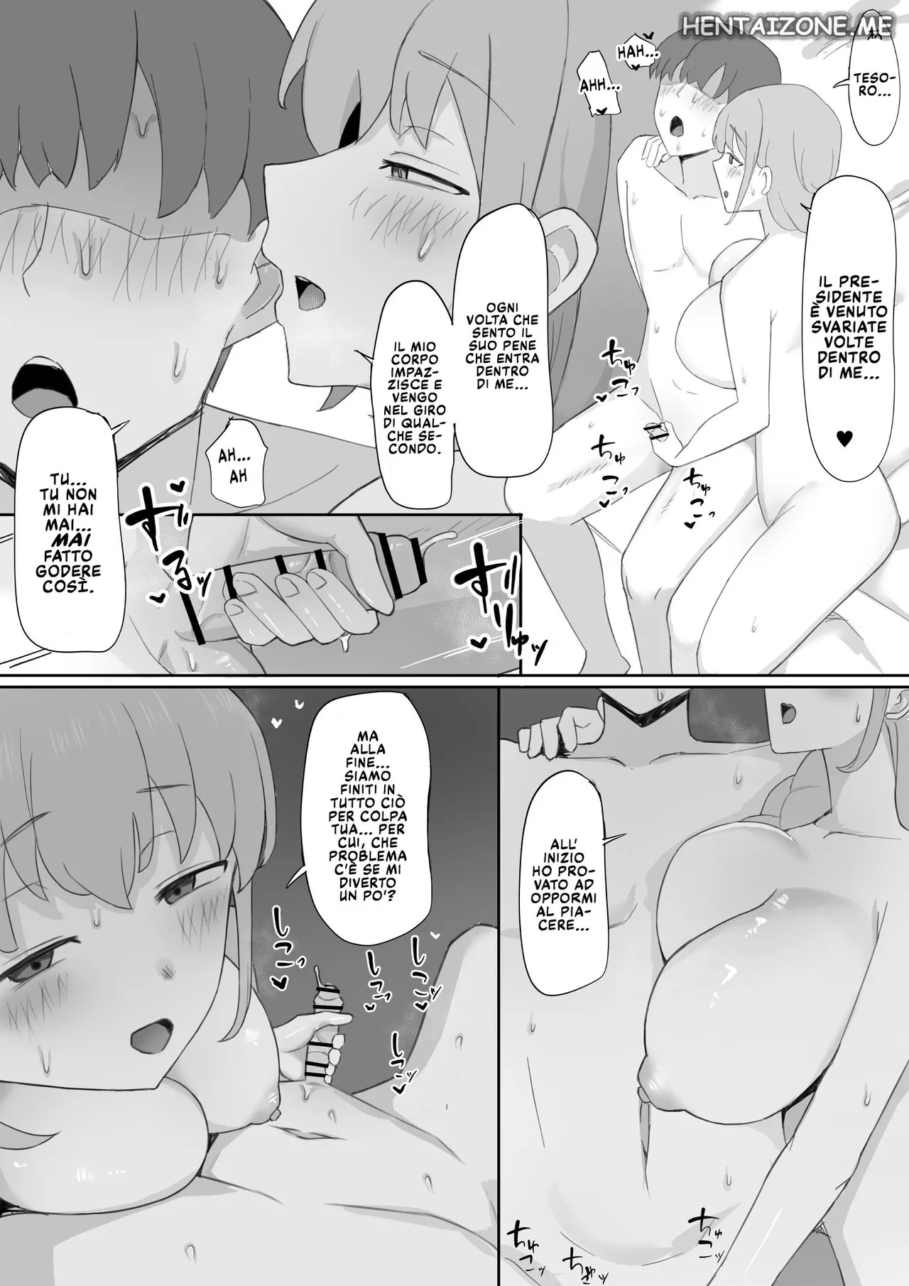 [Muripoyo] Tsuma ga Shachou ni Netorareru | Il Capo mi Frega la Moglie [Italian] image number 31