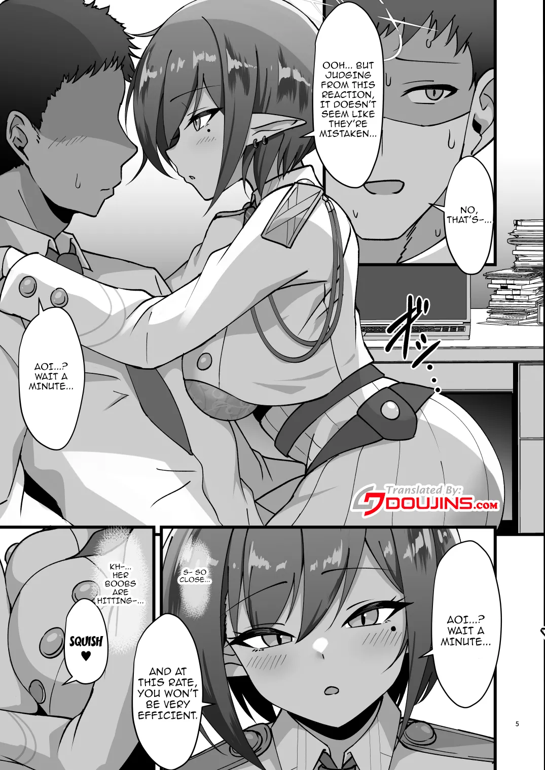 [ZENMAIN (Nejiro)] Aoi to Himitsu no Soukessan | Secret Final Settlement With Aoi (Blue Archive) [English] {Doujins.com} [Digital] 画像番号 4