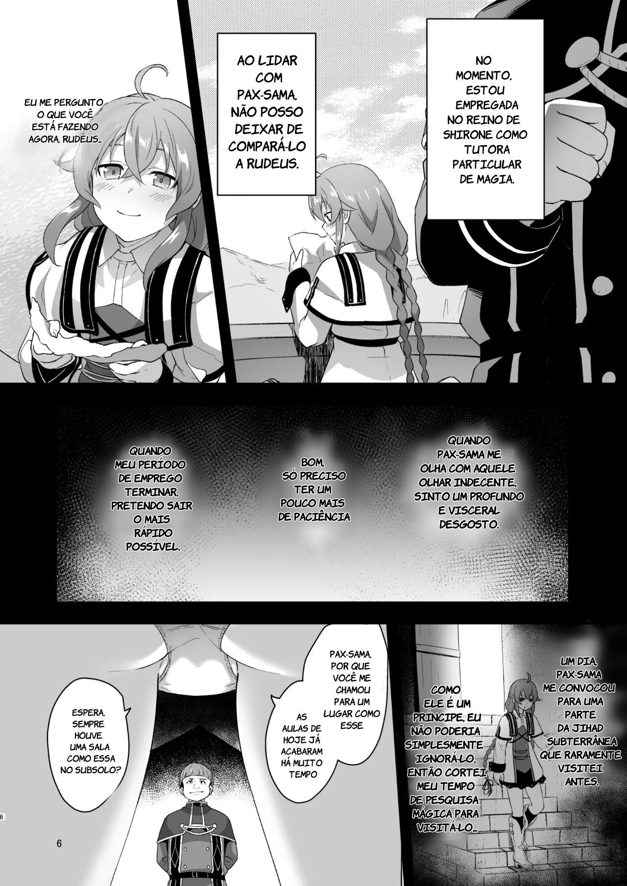 (C105) [chested (Tokupyon)] BAD END HEAVEN 5 (Mushoku Tensei ~Isekai Ittara Honki Dasu~) [Portuguese-BR] [Cipher-May] imagen número 5