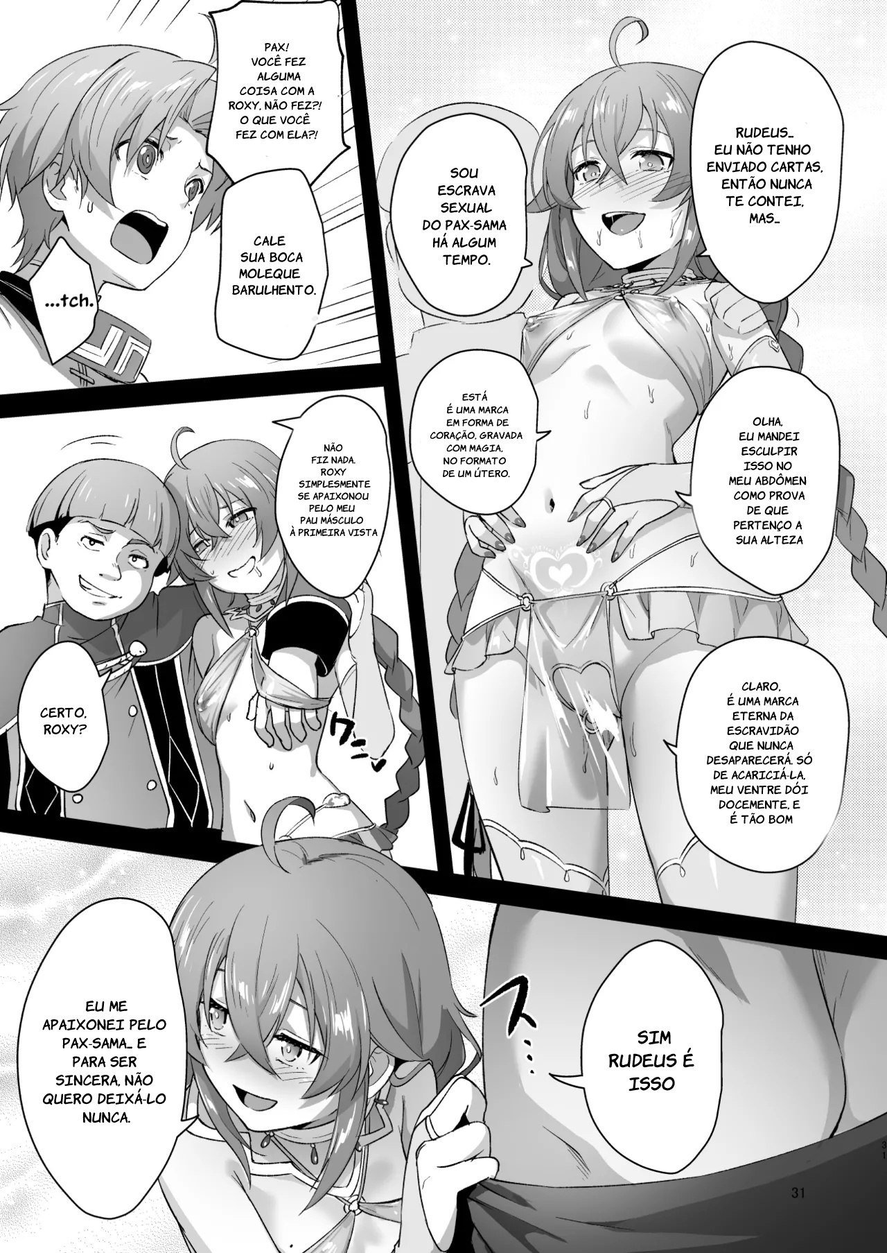 (C105) [chested (Tokupyon)] BAD END HEAVEN 5 (Mushoku Tensei ~Isekai Ittara Honki Dasu~) [Portuguese-BR] [Cipher-May] imagen número 30
