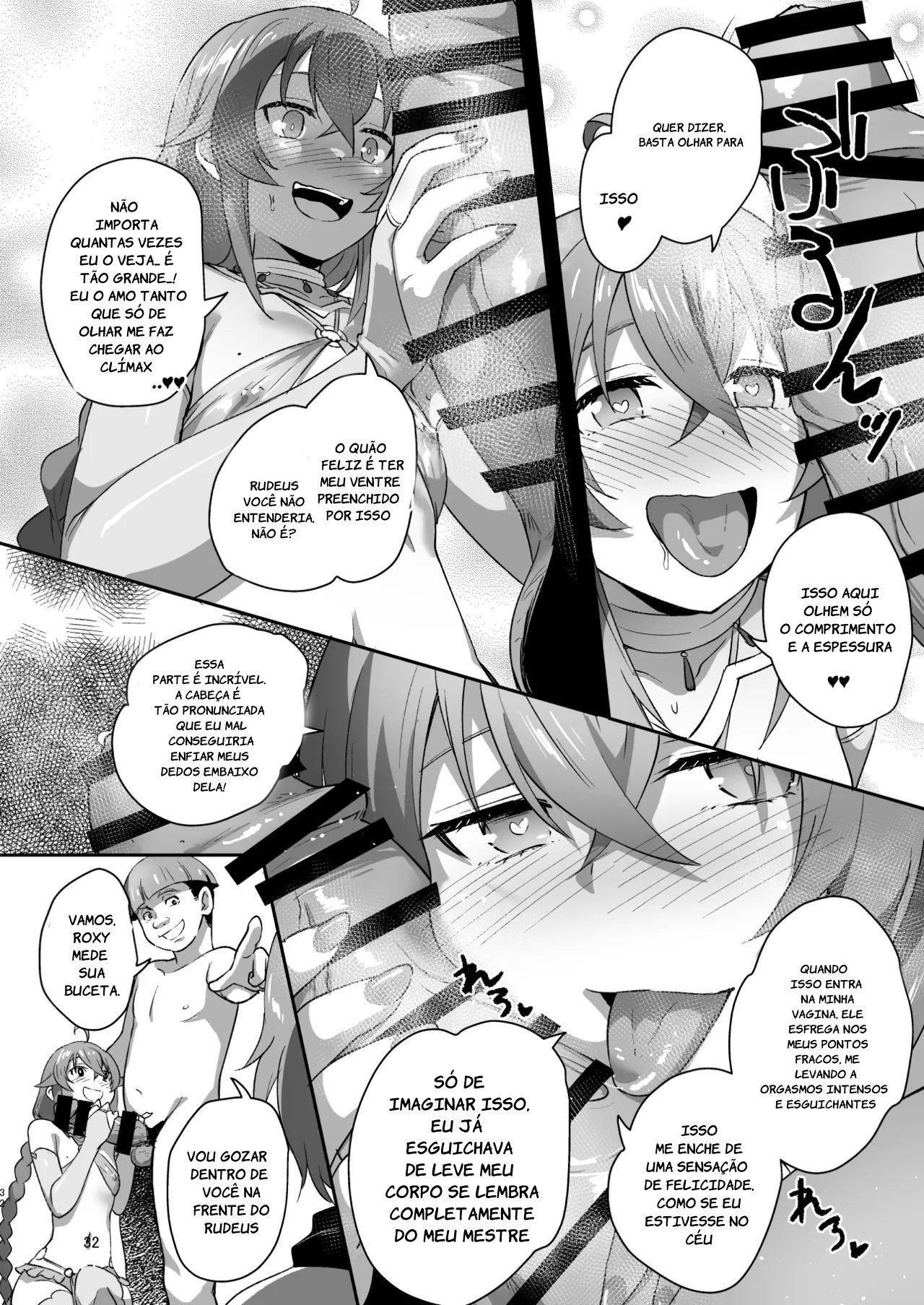(C105) [chested (Tokupyon)] BAD END HEAVEN 5 (Mushoku Tensei ~Isekai Ittara Honki Dasu~) [Portuguese-BR] [Cipher-May] imagen número 31