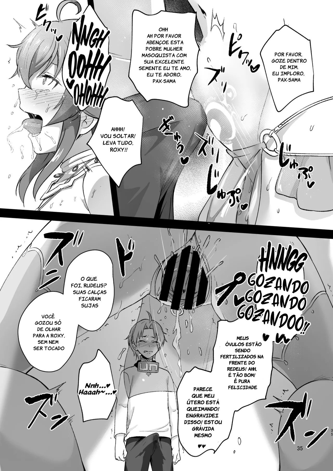 (C105) [chested (Tokupyon)] BAD END HEAVEN 5 (Mushoku Tensei ~Isekai Ittara Honki Dasu~) [Portuguese-BR] [Cipher-May] imagen número 34