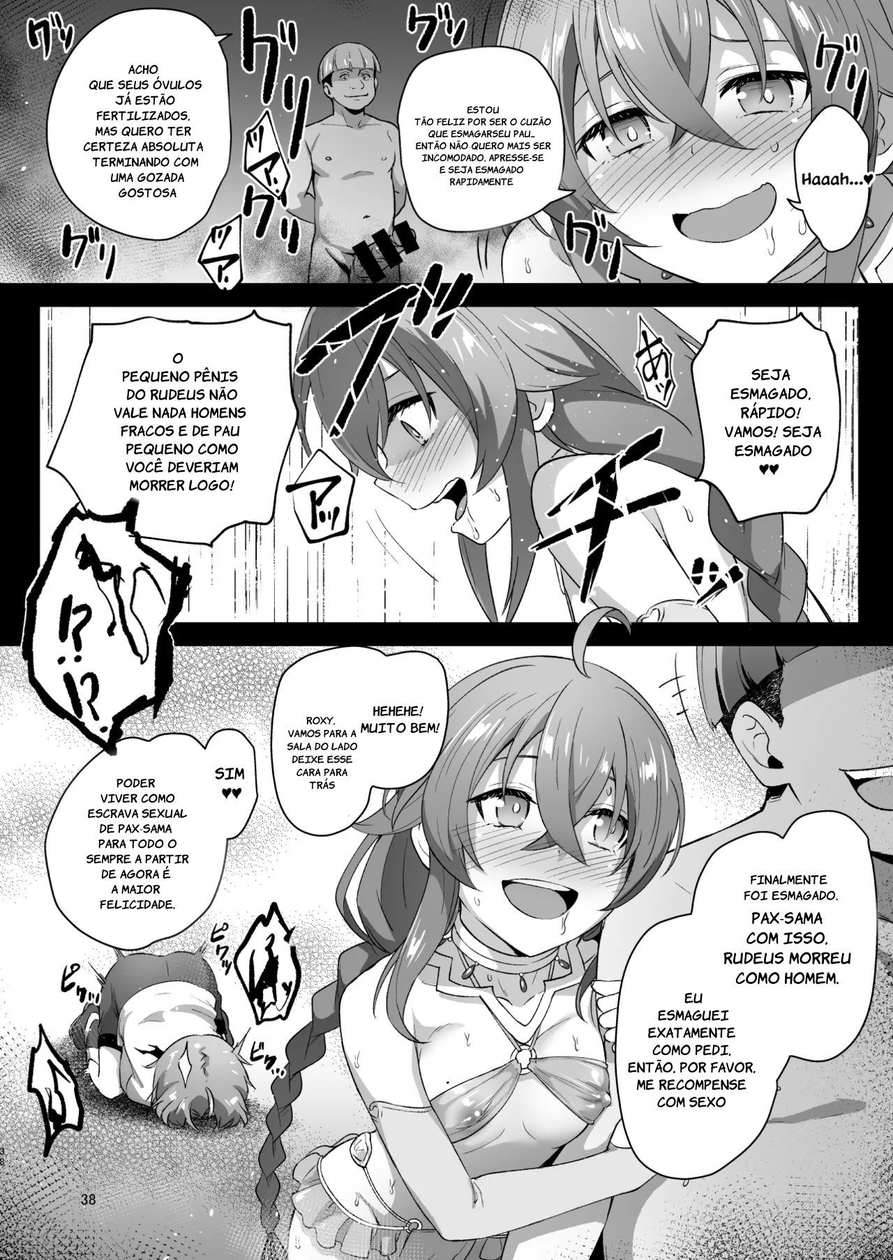 (C105) [chested (Tokupyon)] BAD END HEAVEN 5 (Mushoku Tensei ~Isekai Ittara Honki Dasu~) [Portuguese-BR] [Cipher-May] imagen número 37