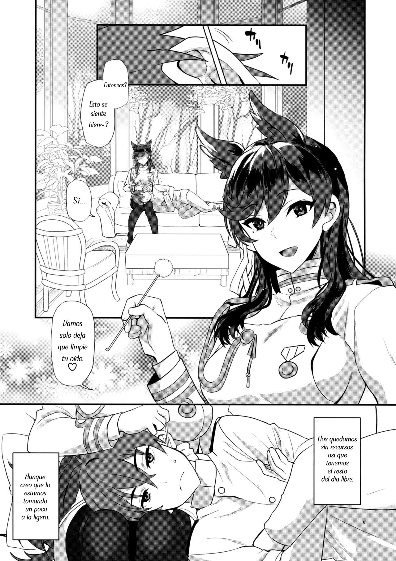 (C93) [INFINITY DRIVE (Kyougoku Shin)] Atago Sugar Sweet (Azur Lane) [Spanish] [Stellizer] image number 4