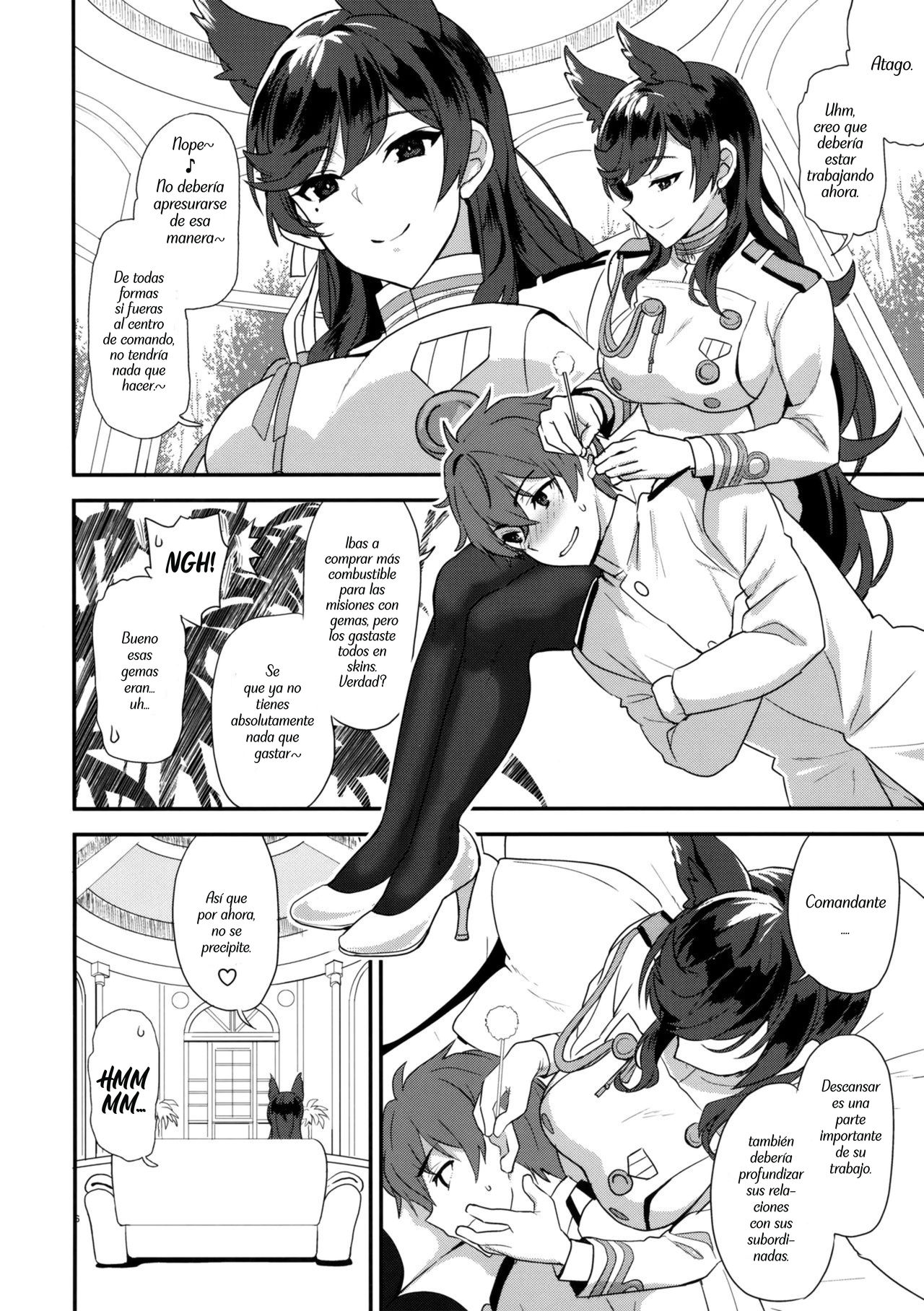 (C93) [INFINITY DRIVE (Kyougoku Shin)] Atago Sugar Sweet (Azur Lane) [Spanish] [Stellizer] image number 5