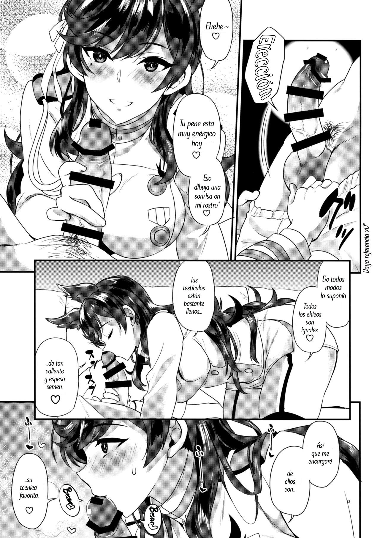 (C93) [INFINITY DRIVE (Kyougoku Shin)] Atago Sugar Sweet (Azur Lane) [Spanish] [Stellizer] image number 12