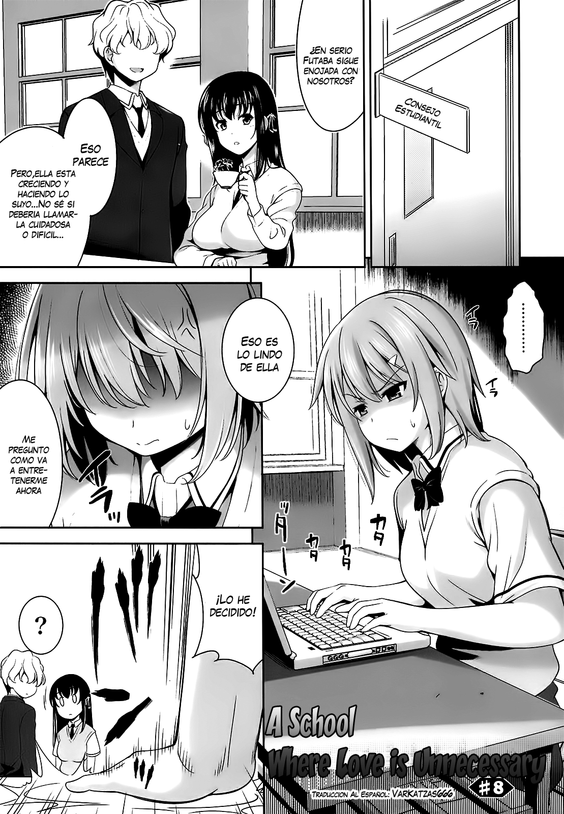 [Yasui Riosuke] Renai Fuyou Gakuha | A School Where Love is Unnecessary Ch. 8-9 [Spanish] [Varkatzas666] [Decensored] numero di immagine  1