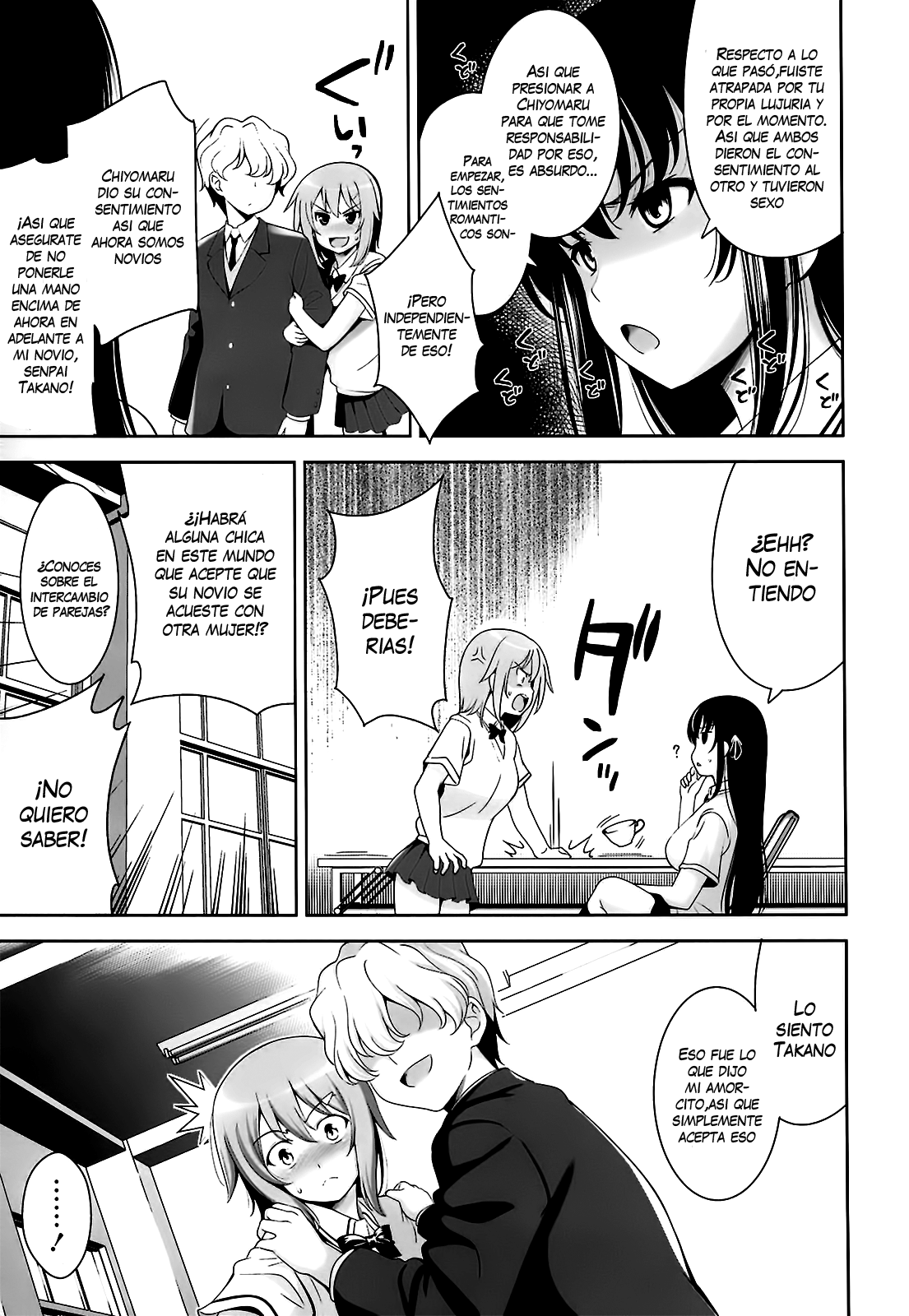 [Yasui Riosuke] Renai Fuyou Gakuha | A School Where Love is Unnecessary Ch. 8-9 [Spanish] [Varkatzas666] [Decensored] numero di immagine  3