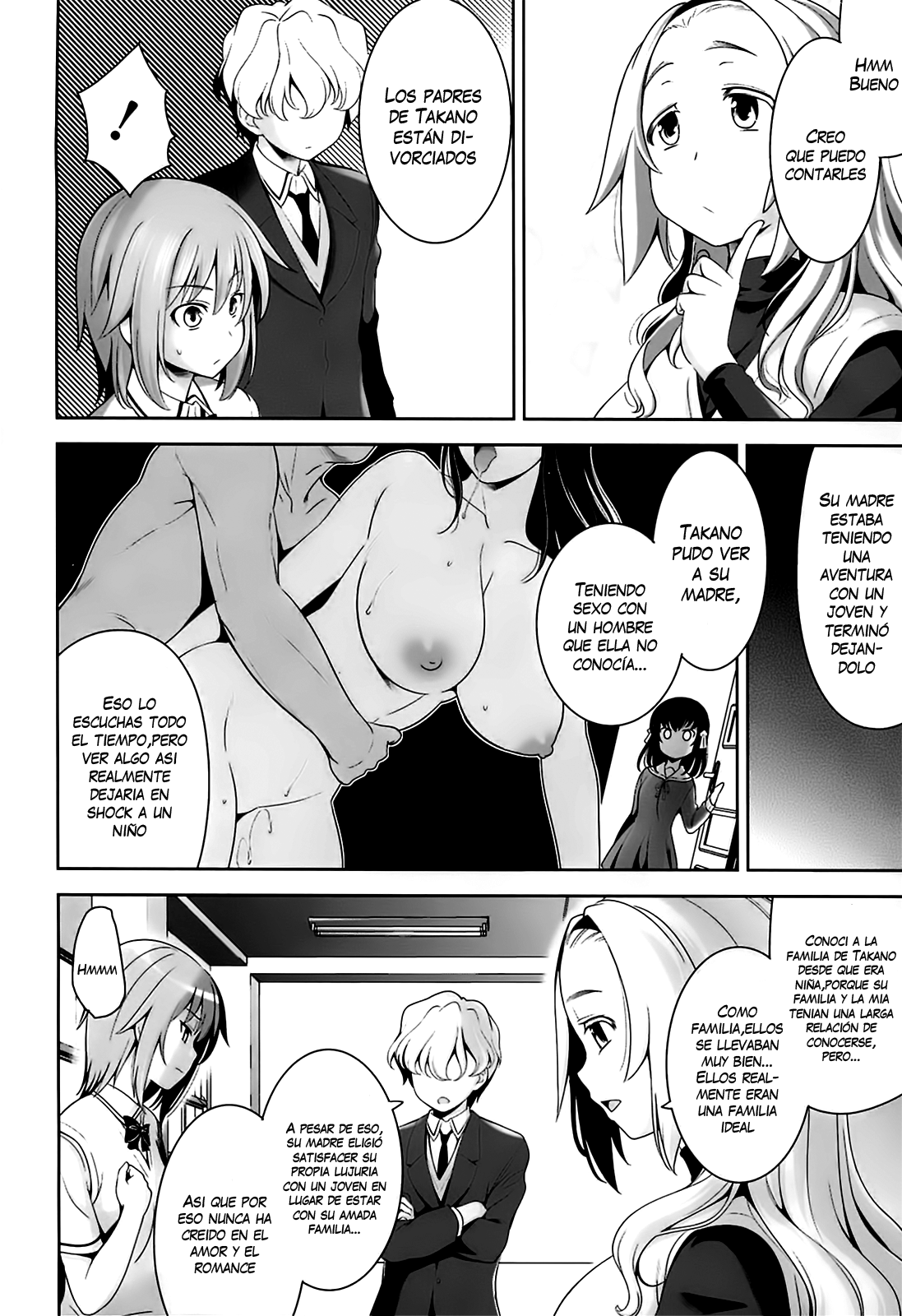 [Yasui Riosuke] Renai Fuyou Gakuha | A School Where Love is Unnecessary Ch. 8-9 [Spanish] [Varkatzas666] [Decensored] numero di immagine  6