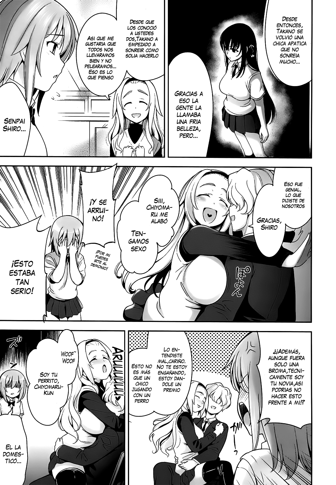 [Yasui Riosuke] Renai Fuyou Gakuha | A School Where Love is Unnecessary Ch. 8-9 [Spanish] [Varkatzas666] [Decensored] numero di immagine  7