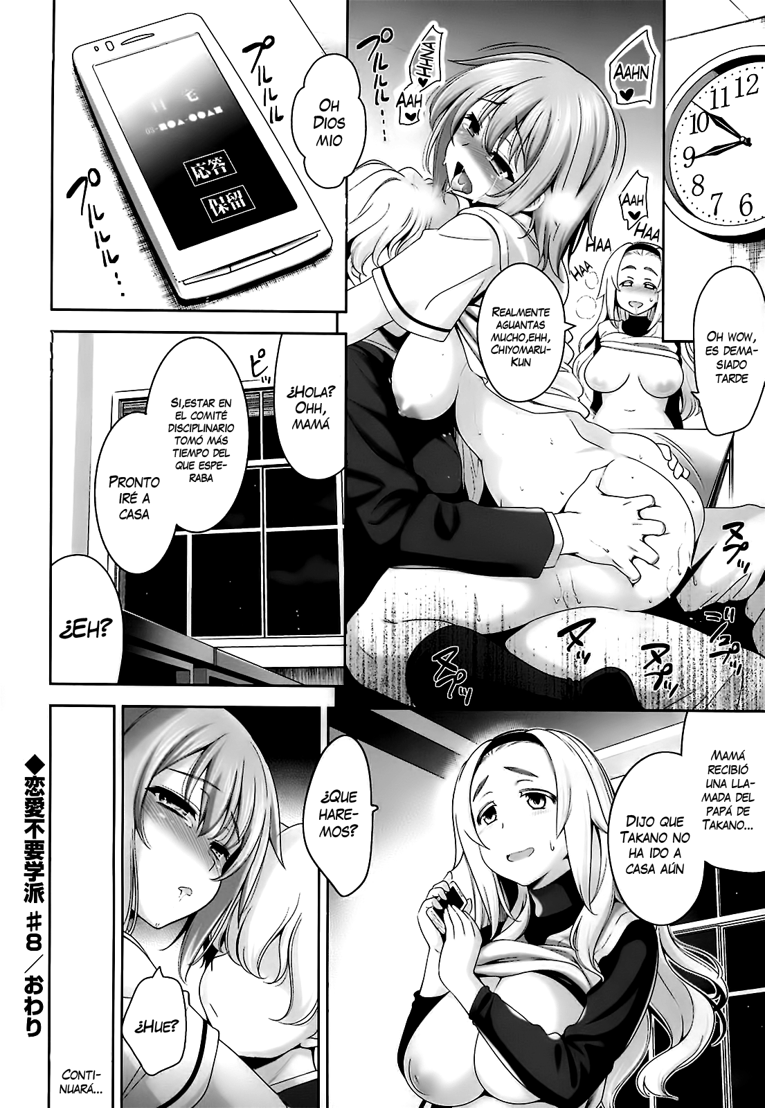 [Yasui Riosuke] Renai Fuyou Gakuha | A School Where Love is Unnecessary Ch. 8-9 [Spanish] [Varkatzas666] [Decensored] numero di immagine  16