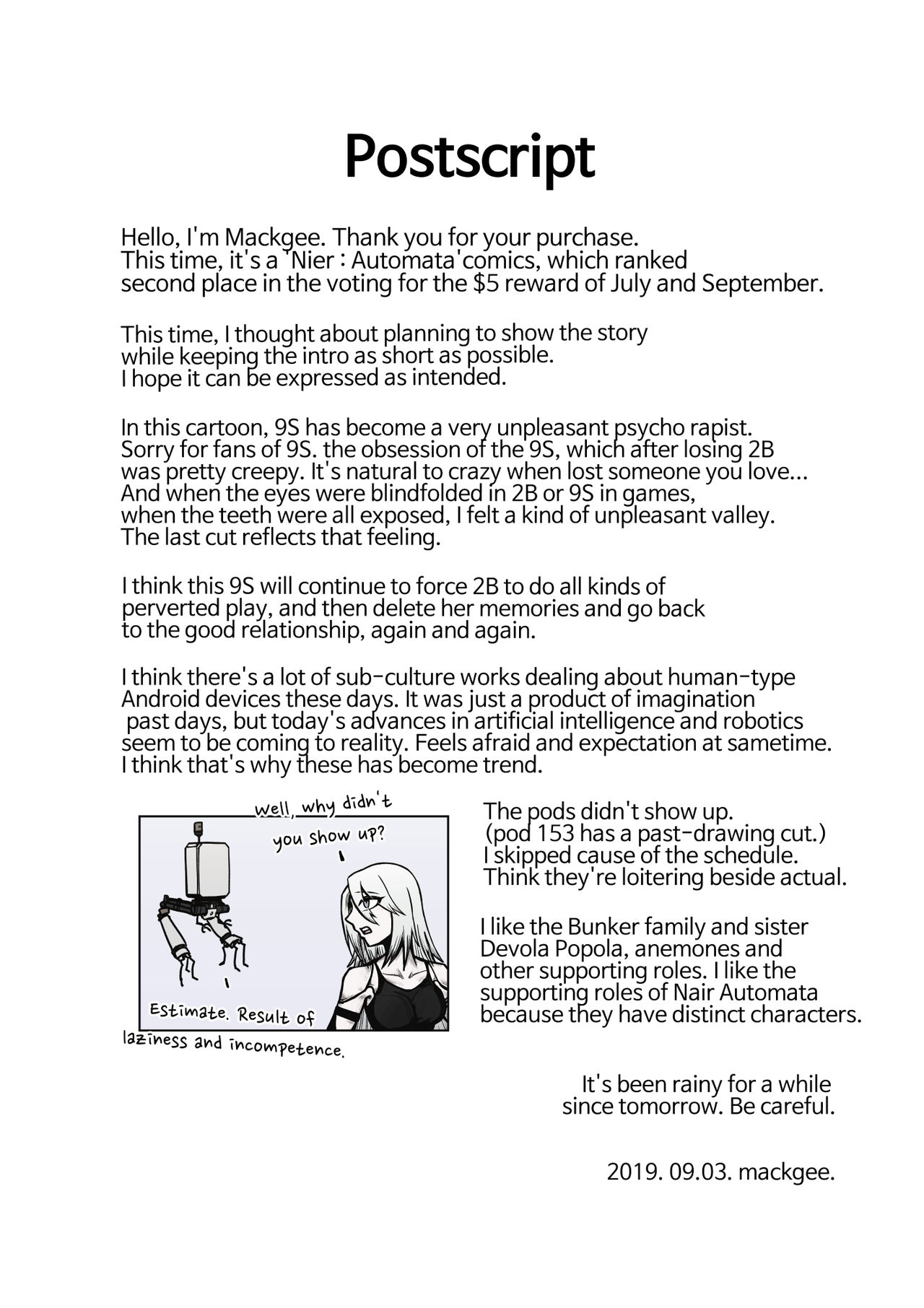 [Mack] Time for maintenance, 2B (NieR: Automata) [English] numero di immagine  26