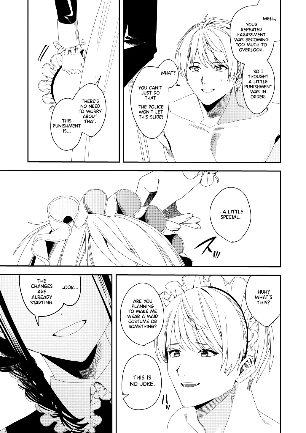 [Amuai Okashi Seisakusho (Betty)] Sekuhara Kyaku wa Maid ni shite Gohoushi Saseyo | Harasser Turned Maid Is Made to Service [English] 6eme image