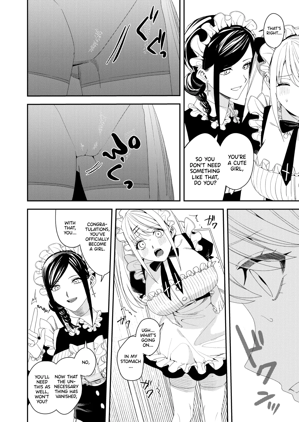 [Amuai Okashi Seisakusho (Betty)] Sekuhara Kyaku wa Maid ni shite Gohoushi Saseyo | Harasser Turned Maid Is Made to Service [English] 15eme image