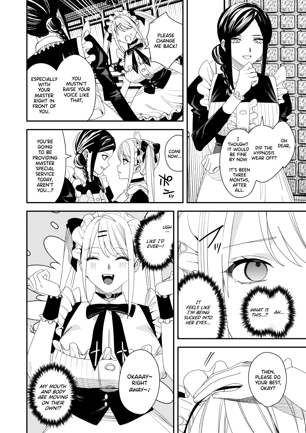[Amuai Okashi Seisakusho (Betty)] Sekuhara Kyaku wa Maid ni shite Gohoushi Saseyo | Harasser Turned Maid Is Made to Service [English] 23eme image