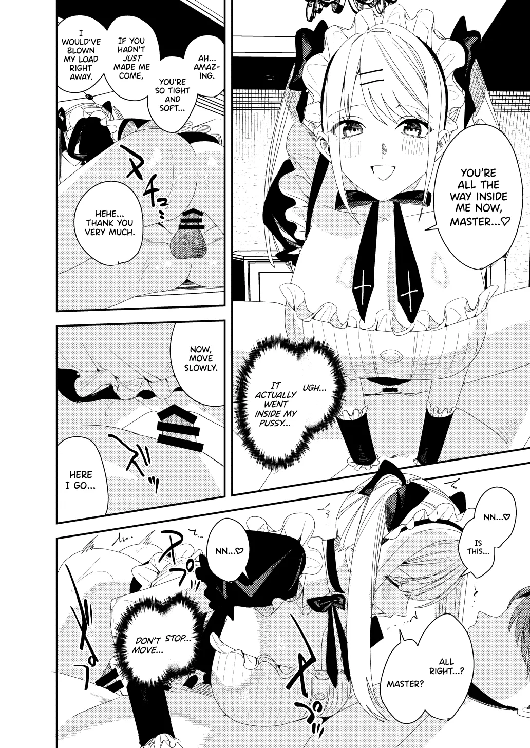 [Amuai Okashi Seisakusho (Betty)] Sekuhara Kyaku wa Maid ni shite Gohoushi Saseyo | Harasser Turned Maid Is Made to Service [English] 29eme image