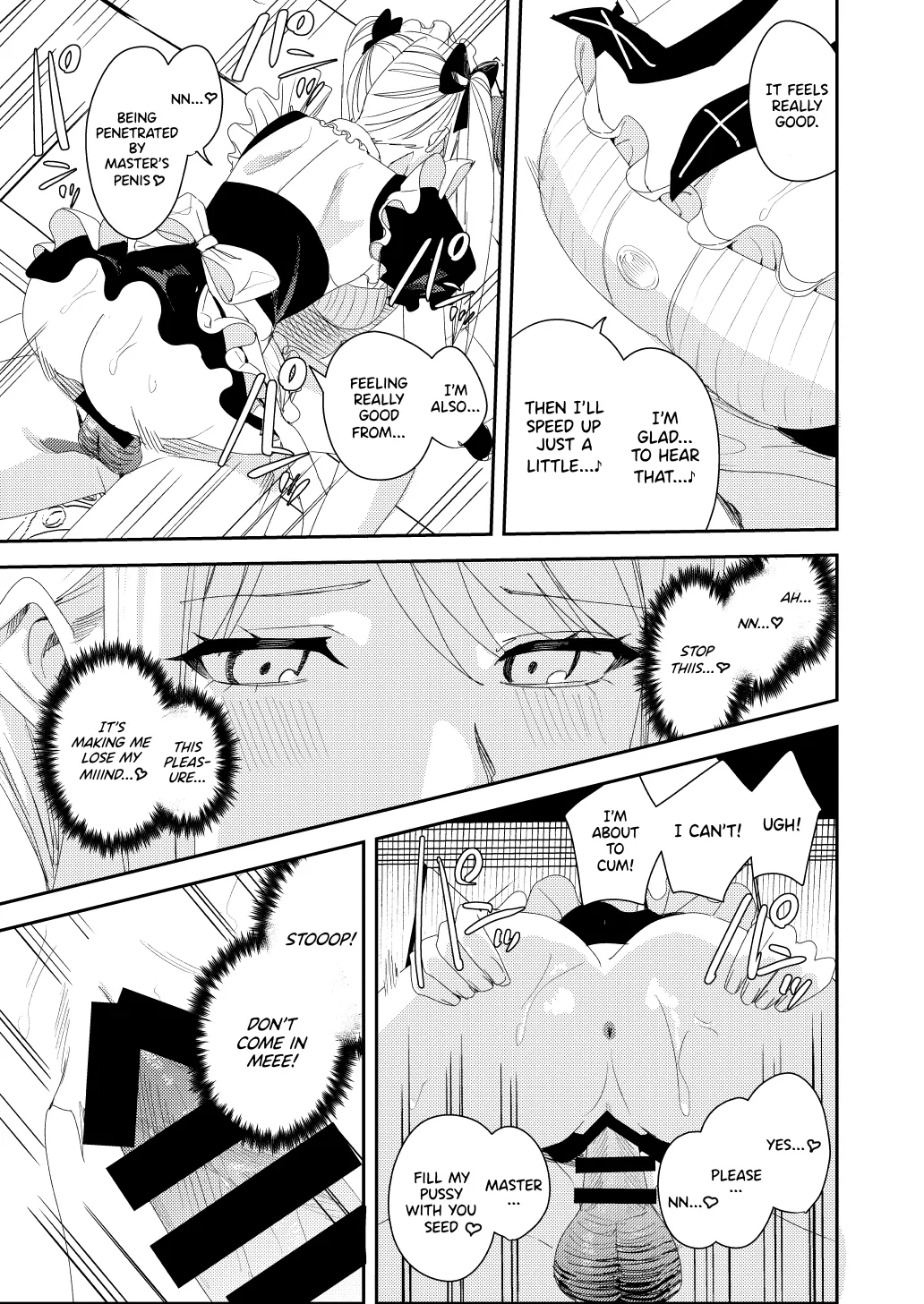 [Amuai Okashi Seisakusho (Betty)] Sekuhara Kyaku wa Maid ni shite Gohoushi Saseyo | Harasser Turned Maid Is Made to Service [English] 30eme image