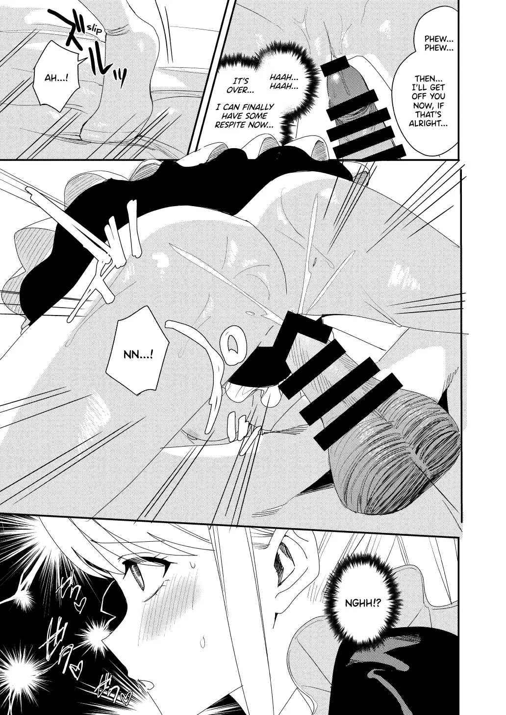 [Amuai Okashi Seisakusho (Betty)] Sekuhara Kyaku wa Maid ni shite Gohoushi Saseyo | Harasser Turned Maid Is Made to Service [English] 32eme image