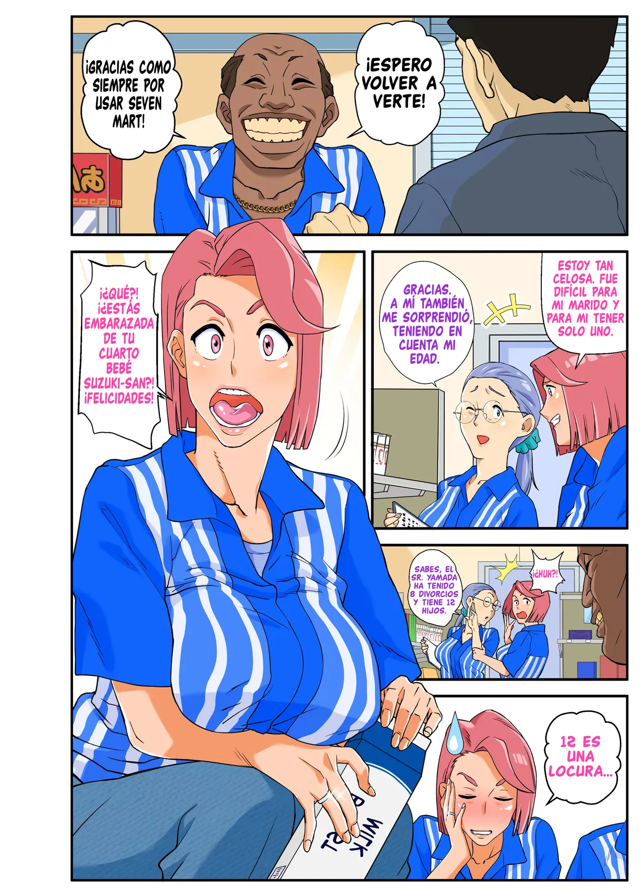 [Mosquito Man] Konbini Uwaki Tsuma | Esposa tetona, infiel y de mini-mercado. [Spanish] [DanBreiner] imagen número 1