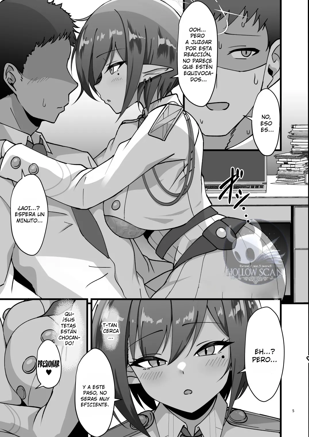 [ZENMAIN (Nejiro)] Aoi to Himitsu no Soukessan (Blue Archive) [Spanish] [HollowScan] [Digital] 画像番号 4