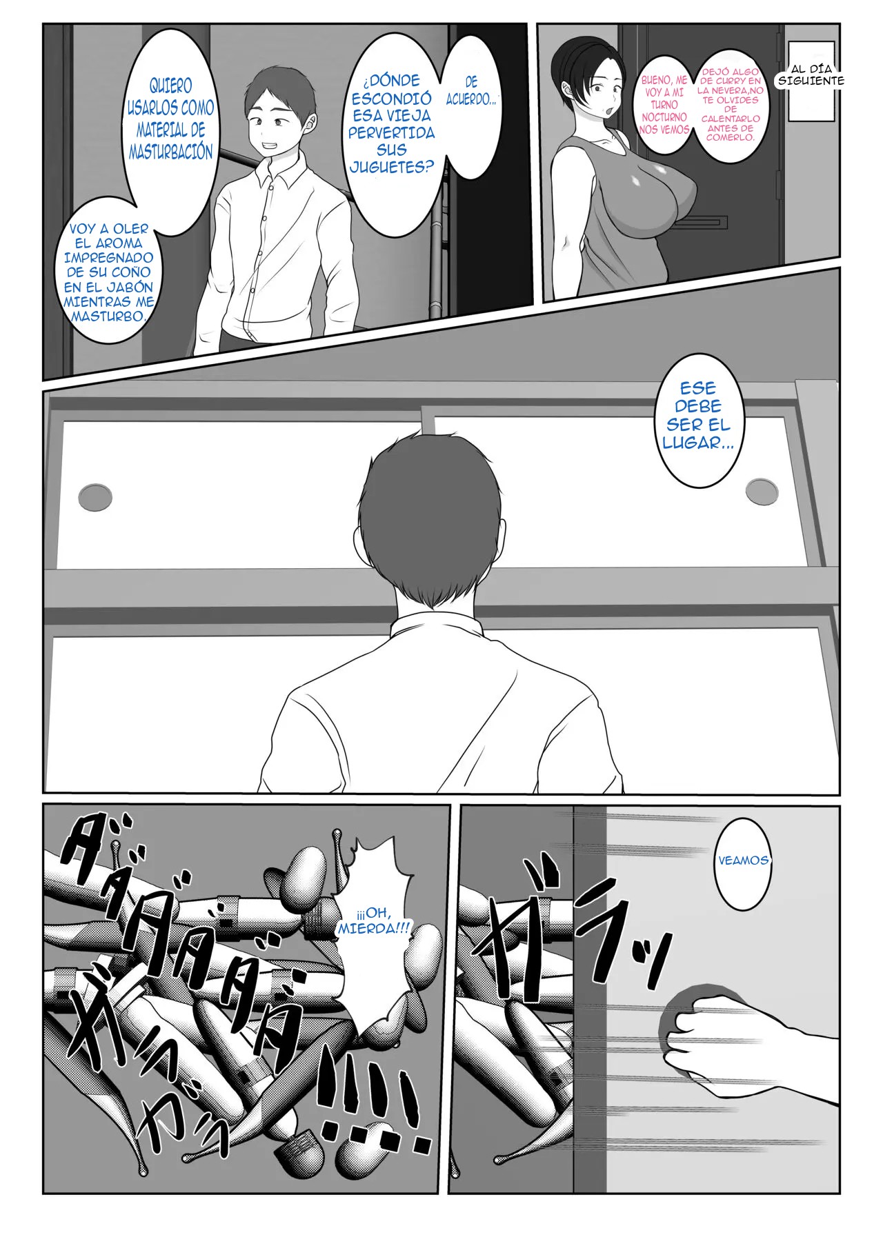 [Benii Kenkyuujo] Ki no Tsuyoi Kangoshi Kaa-chan ga, Ore no Kanojo ni Natte kurete Hanashi |  La Historia de Como Mi Testaruda Madre Enfermera Se Convirtió En mi Novia [Spanish] [El naranjas = Mr.Naranjas] 이미지 번호 9