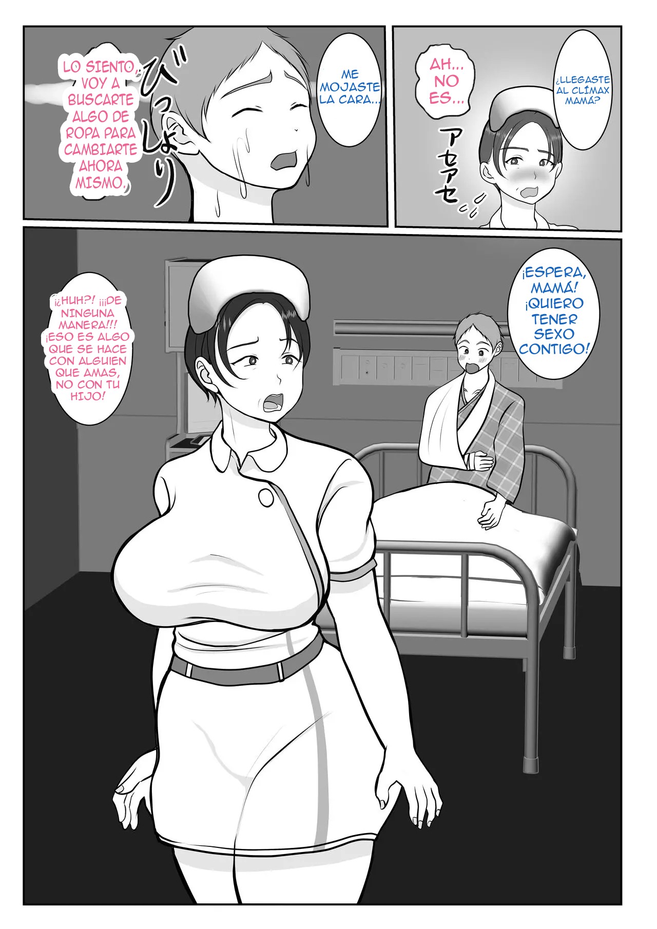 [Benii Kenkyuujo] Ki no Tsuyoi Kangoshi Kaa-chan ga, Ore no Kanojo ni Natte kurete Hanashi |  La Historia de Como Mi Testaruda Madre Enfermera Se Convirtió En mi Novia [Spanish] [El naranjas = Mr.Naranjas] 이미지 번호 31