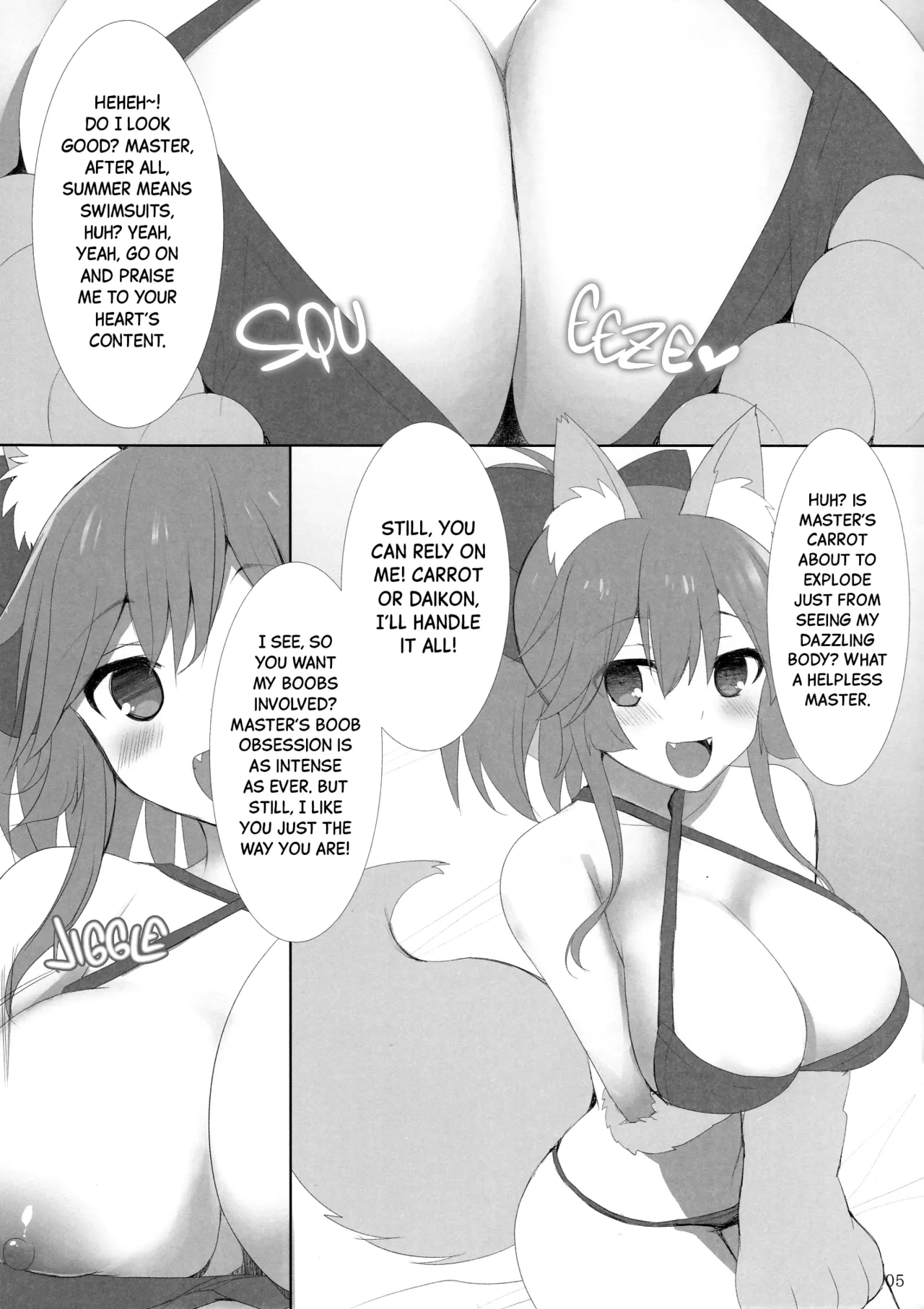 (C96) [TOYBOX, Kujira Logic (Kurikara, Kujiran)] Keiyakusho no Wana ni Hamari Chinchin o Hasamu Dagitsune | Dumb Foxes getting Caught in a Contract Trap and Ending Up Squeezing Dicks (Fate/Grand Order) [English] [Black Grimoires] imagen número 5