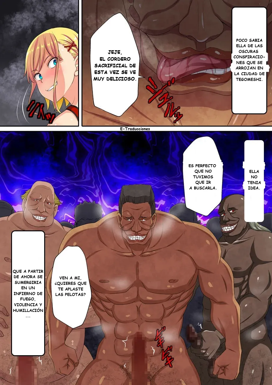 [Waribashi Kouka] Haiboku Heroine Boko Rape ~Bokukko Heroine Sara Wa Nagurare Okasare Soshite Kowasareru~ | La Golpiza y Violación de la Heroína Derrotada ~Sara, la Valiente Heroína, es Golpeada, Violada y Quebrantada~ [Spanish] [E-Traducciones] numero di immagine  5