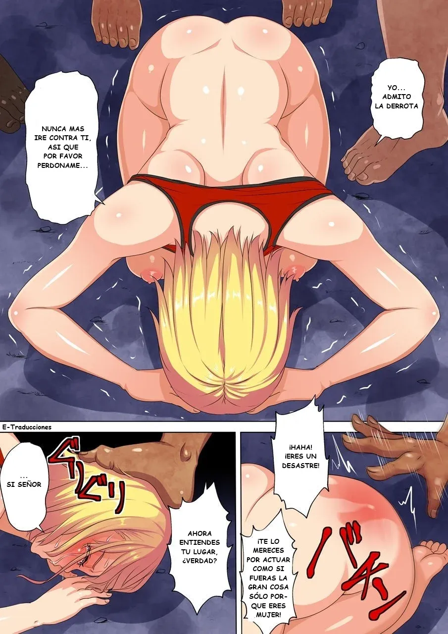 [Waribashi Kouka] Haiboku Heroine Boko Rape ~Bokukko Heroine Sara Wa Nagurare Okasare Soshite Kowasareru~ | La Golpiza y Violación de la Heroína Derrotada ~Sara, la Valiente Heroína, es Golpeada, Violada y Quebrantada~ [Spanish] [E-Traducciones] numero di immagine  22