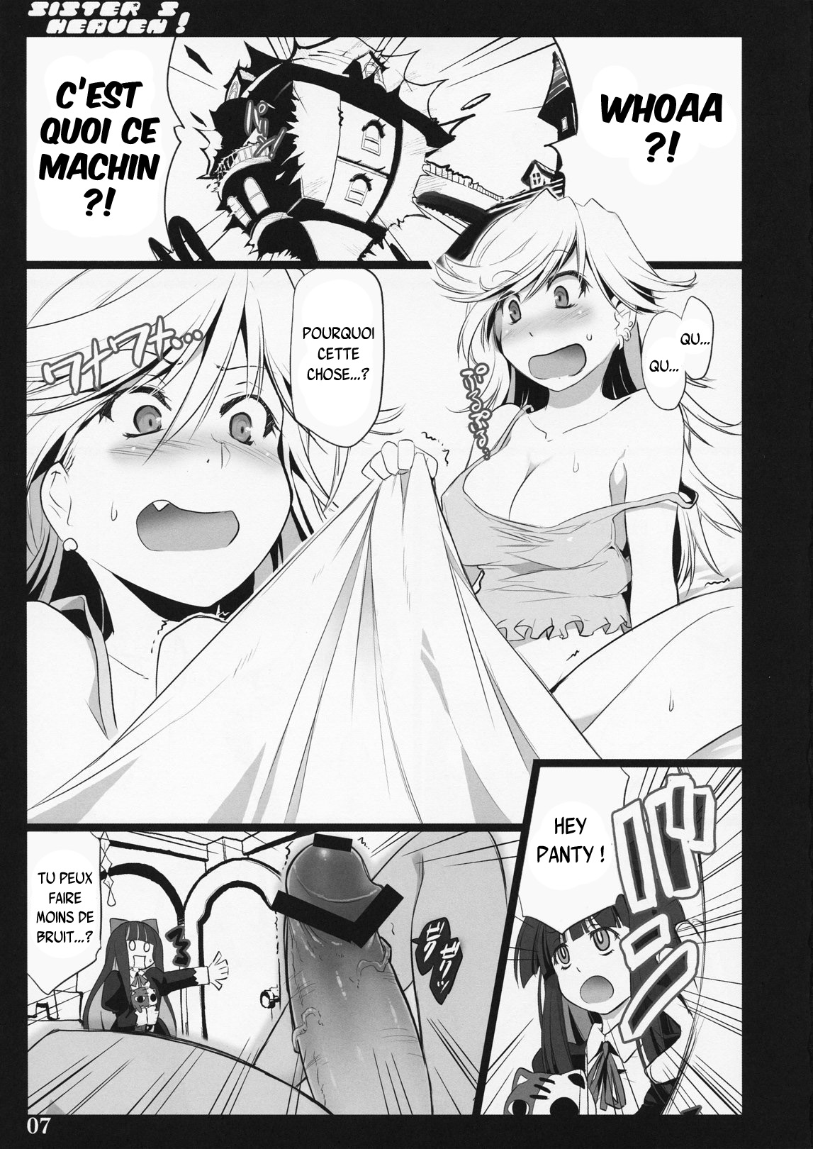 (C79) [Shimoyakedou (Ouma Tokiichi)] SISTER'S HEAVEN (Panty & Stocking with Garterbelt) [French] {SAXtrad} image number 7