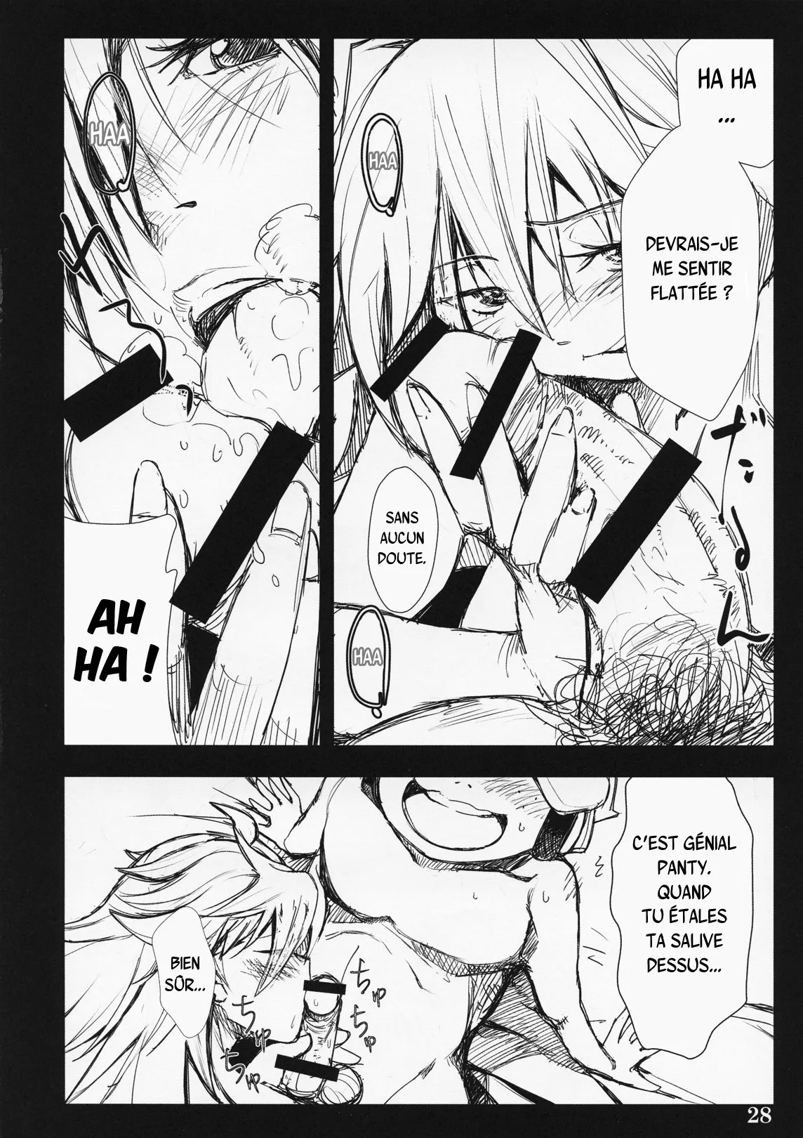 (C79) [Shimoyakedou (Ouma Tokiichi)] SISTER'S HEAVEN (Panty & Stocking with Garterbelt) [French] {SAXtrad} image number 27