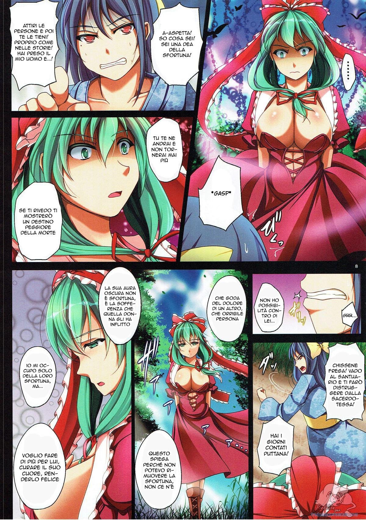 (C86) [Penetrate (Reiha)] Yakujin-sama no Yasashiki Netori | La Dea della Sfortuna (Touhou Project) [Italian] 图片编号 9