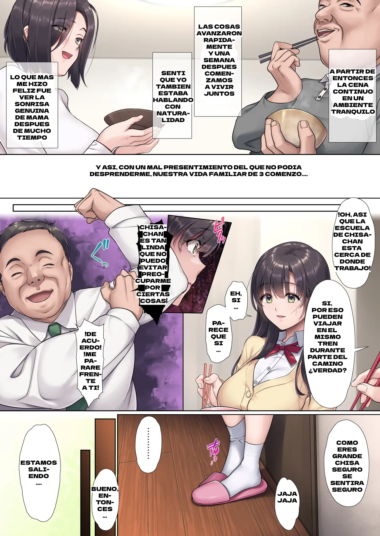 [Airy Socks (Mafuyu HEMP)] Otou-san Yamete—— | Padre, Detente—— [Spanish] [Neko-sensei] 画像番号 11