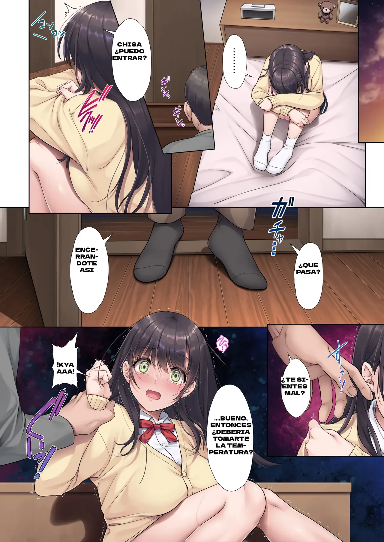 [Airy Socks (Mafuyu HEMP)] Otou-san Yamete—— | Padre, Detente—— [Spanish] [Neko-sensei] 画像番号 20