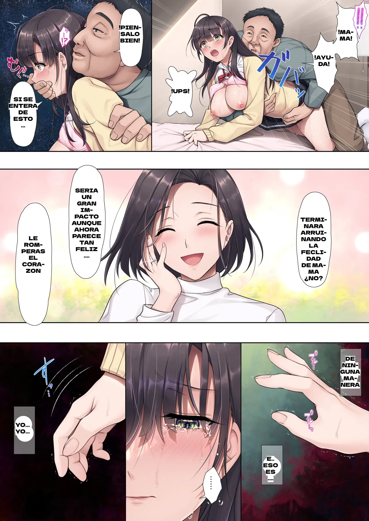 [Airy Socks (Mafuyu HEMP)] Otou-san Yamete—— | Padre, Detente—— [Spanish] [Neko-sensei] 画像番号 22