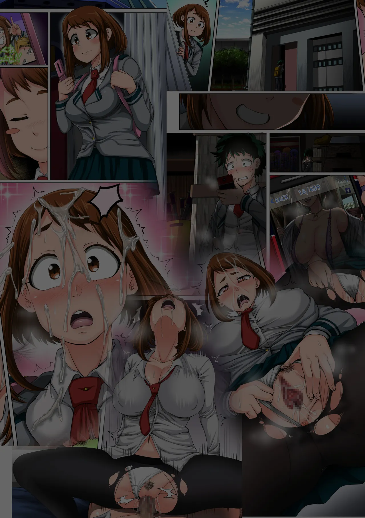 [Juicebox Koujou (Juna Juna Juice)] Boku no Harem Academia: 4-wa "Koakuma no Itazura" (Boku no Hero Academia) numero di immagine  62