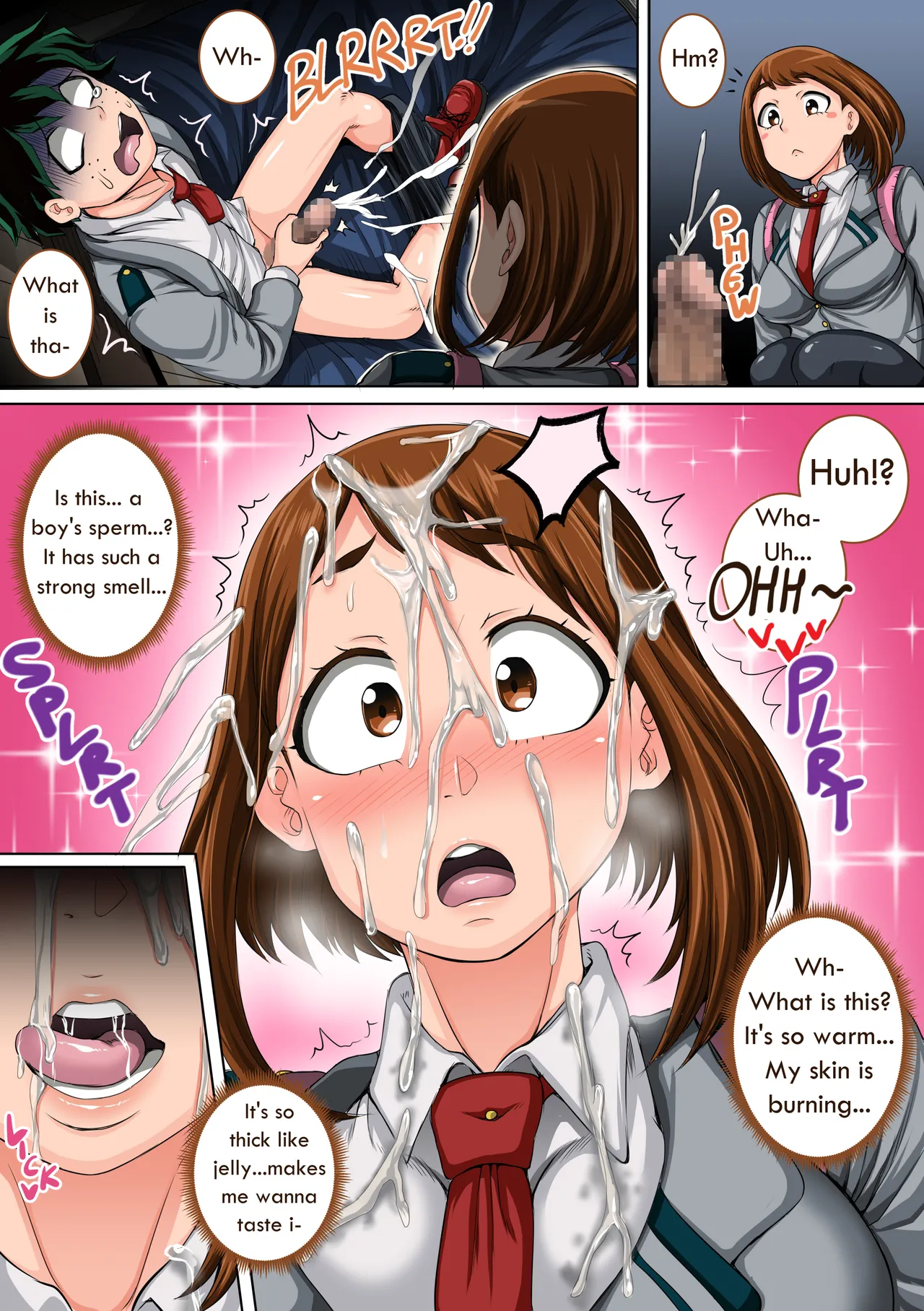 [Juicebox Koujou (Juna Juna Juice)] Boku no Harem Academia: 3-wa Ochako Hen "Arata na SEX Friend" (Boku no Hero Academia) [English] 图片编号 6